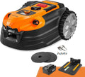 Mähroboter VBRM18AMID4R, 4 ah, mit WLAN, ohne Begrenzungskabel, Orange/Schwarz, Lawnmaster