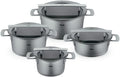 Fissler Phi Collection/Edelstahl Topfsets, aus Edelstahl und Stahl, Silber