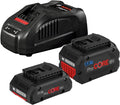 Bosch ProCORE18V Werkzeugakkus, 4.0 Ah, 5.5 Ah, Schwarz/Rot