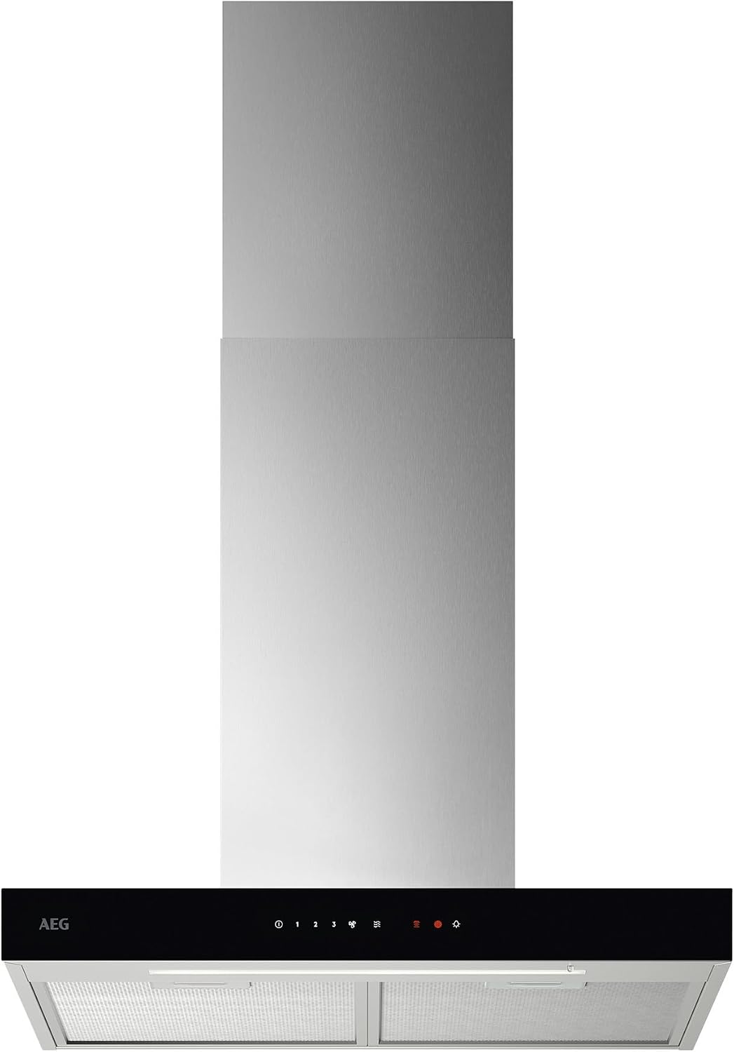 DWK87FN60 GB67D61HL Dunstabzugshaube, 74 dB, 730 m³, 60 cm, mit LED, aus Edelstahl und Stahl, Edelstahl/Schwarz