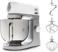 Küchenmaschine KMX750WH, 5 l, aus Edelstahl und Stahl, für die Küche, Weiß/Silber