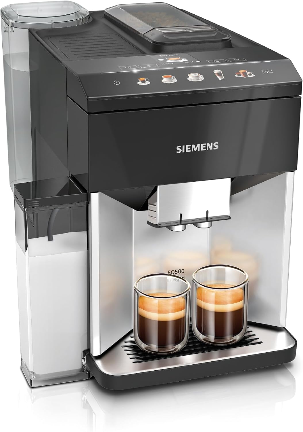 Siemens EQ500 Kaffeevollautomat, Silber/Schwarz