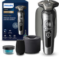 Philips S9000 Rotationsrasierer, Silber/Schwarz