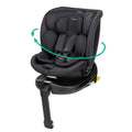 Bebeconfort RevolveFix Plus 360 i Autokindersitz, 40–150cm, mit Liegeposition, verstellbar, Schwarz