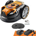 Mähroboter OcuMow16, ohne Begrenzungskabel, kabellos, Schwarz/Orange, Lawnmaster