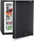 Mini-Kühlschrank Camping, 30 L, 12 v, 230 v, für das Schlafzimmer und das Büro, Schwarz, Smad