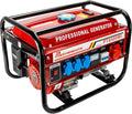 Messermann Stromerzeuger, 230 V, 400 V, Rot/Schwarz/Blau