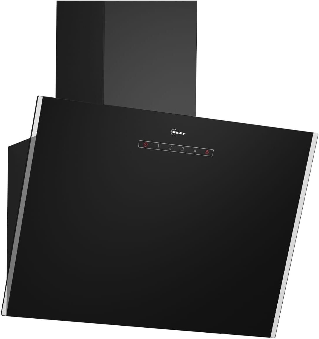 Neff D63IDK1S0 Dunstabzugshaube, 60 cm, mit LED, aus Metall, Schwarz