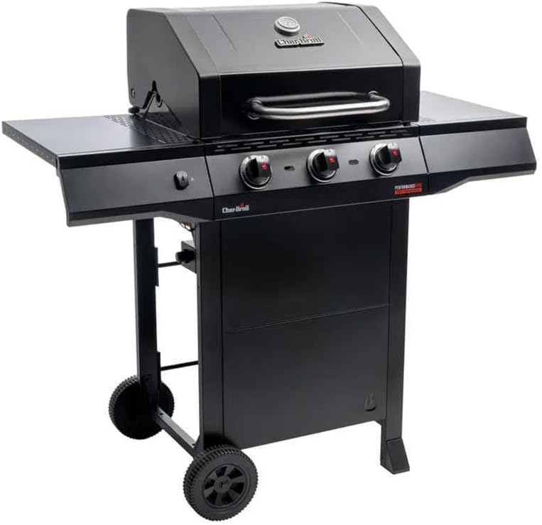 Charbroil B3 Erdgasgrills, Schwarz