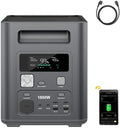 AFERIY LiFePO4 Stromerzeuger, 1800 W, 230 V, mit USB, für den Garten und Camping, Grau