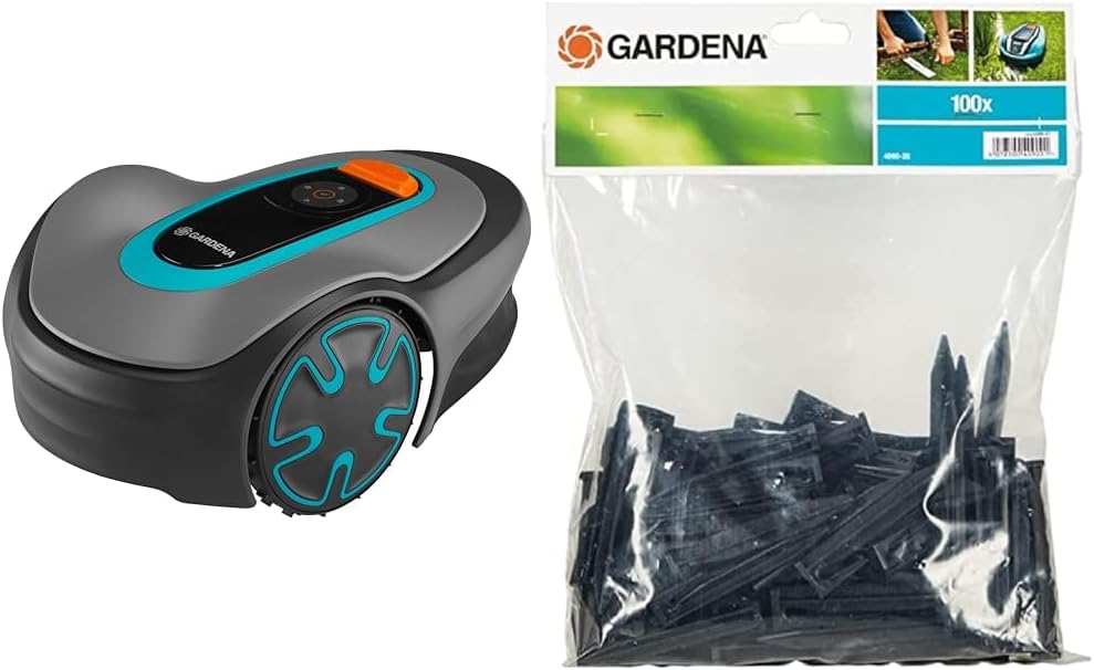 Gardena Mähroboter, 250 m², Grau/Schwarz/Blau
