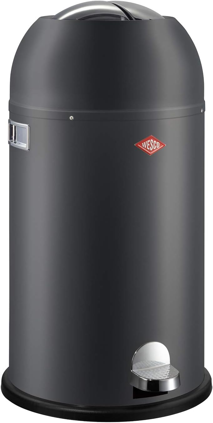 WESCO D37 Küchenabfalleimer, 33 l, 69 cm, aus Stahl, Graphit
