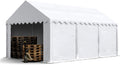 TOOLPORT Planen, 4 × 6 m, wasserdicht, Weiß