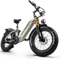 CEAYA E-Bike, 20 Zoll, mit LED, Weiß/Schwarz