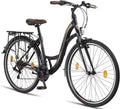Licorne Bike Stella Premium City E-Bike, 20 Zoll, Schwarz/Braun