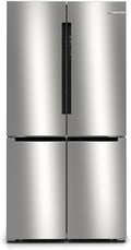 Kühl-Gefrier-Kombination KFN96APEA, 183 × 91 cm, 405 L, 200 L, NoFrost, mit LED, Silber, Wolkenstein