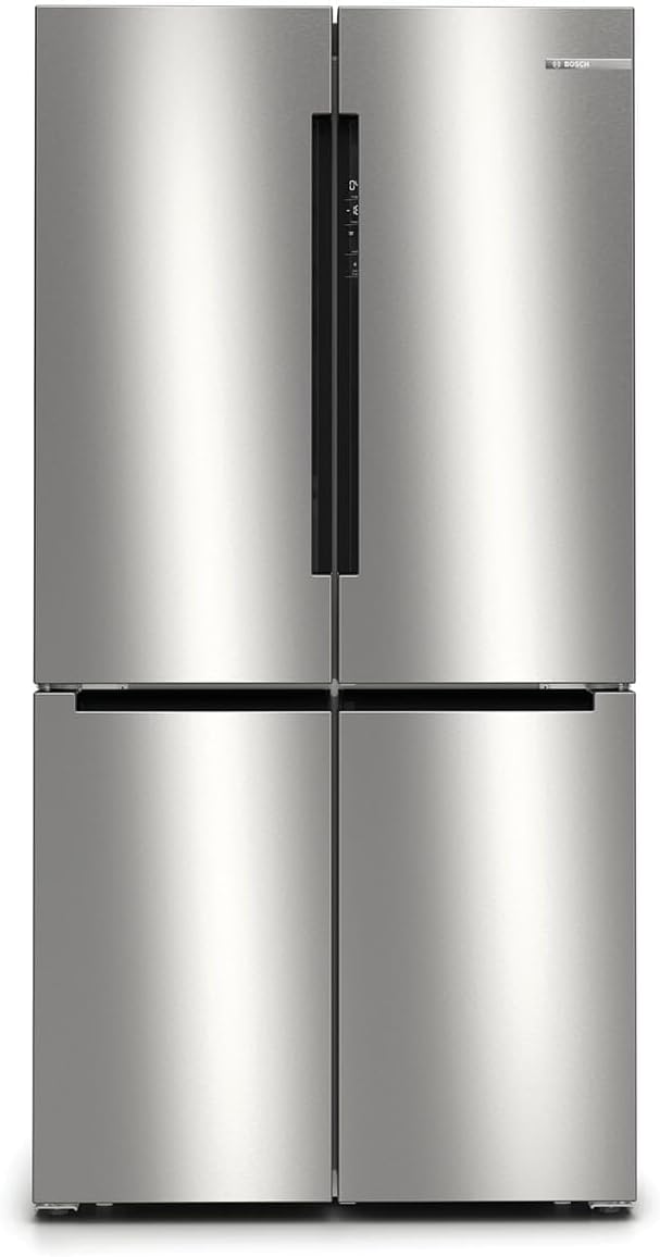 Kühl-Gefrier-Kombination KFN96APEA, 183 × 91 cm, 405 L, 200 L, NoFrost, mit LED, Silber, Wolkenstein