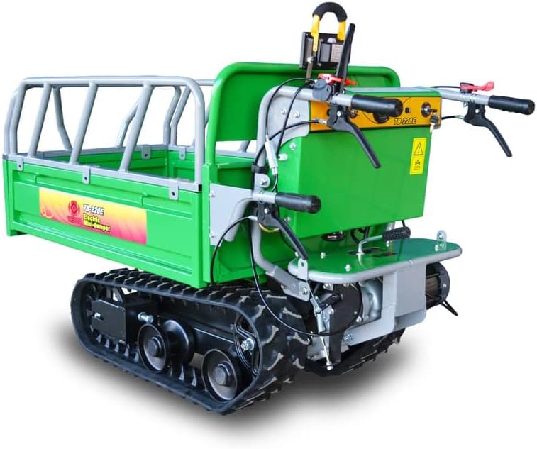 Weima WM7B-220E Schubkarren, mit LED, Grün/Schwarz/Silber