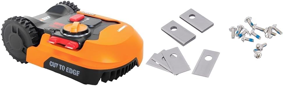 WORX WR165E Mähroboter, mit WLAN, Orange/Schwarz