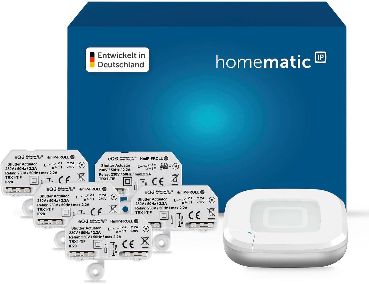 Wireless Access Points, mit App-Steuerung, mit Fernbedienung, Blau/Weiß, Homematic IP
