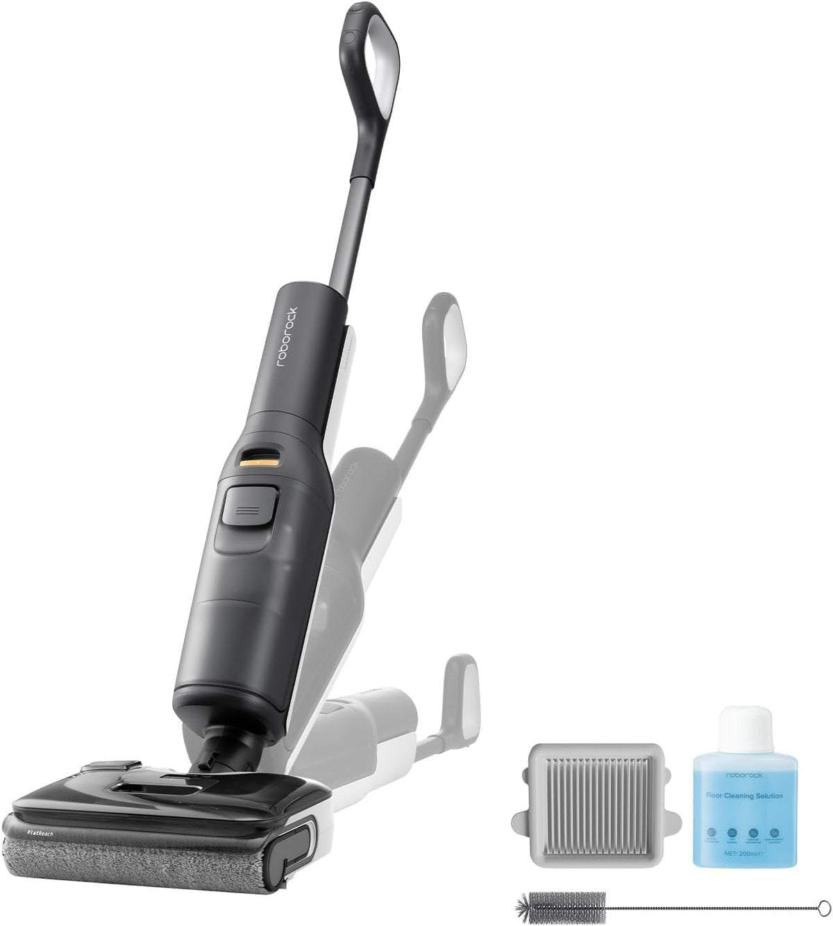 Tineco F25 Nass- und Trockensauger, 90 °C, mit Selbstreinigung, kabellos, Schwarz/Grau