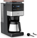 KRUPS KT842810 Kaffeemaschine, 1,25 L, mit LED, Schwarz/Edelstahl, aus Edelstahl und Stahl