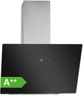 Dunstabzugshaube, 7606.1 G, 60 cm, bürstenlos, mit LED, mit Timer, Schwarz/Silber, Bomann