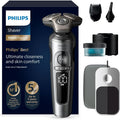 Philips S9000 Rotationsrasierer, Chrom/Schwarz