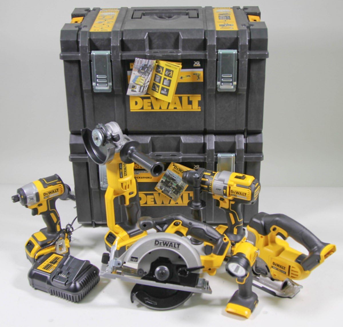 DEWALT DCK694M3 Elektrowerkzeuge, 18 V, 4,0 Ah, Gelb/Schwarz/Silber