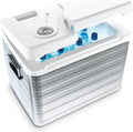 Mobicool MQ40A Kühltaschen & -boxen, 39 L, 12 V, 230 V, aus Aluminium, für Camping, Weiß/Silber