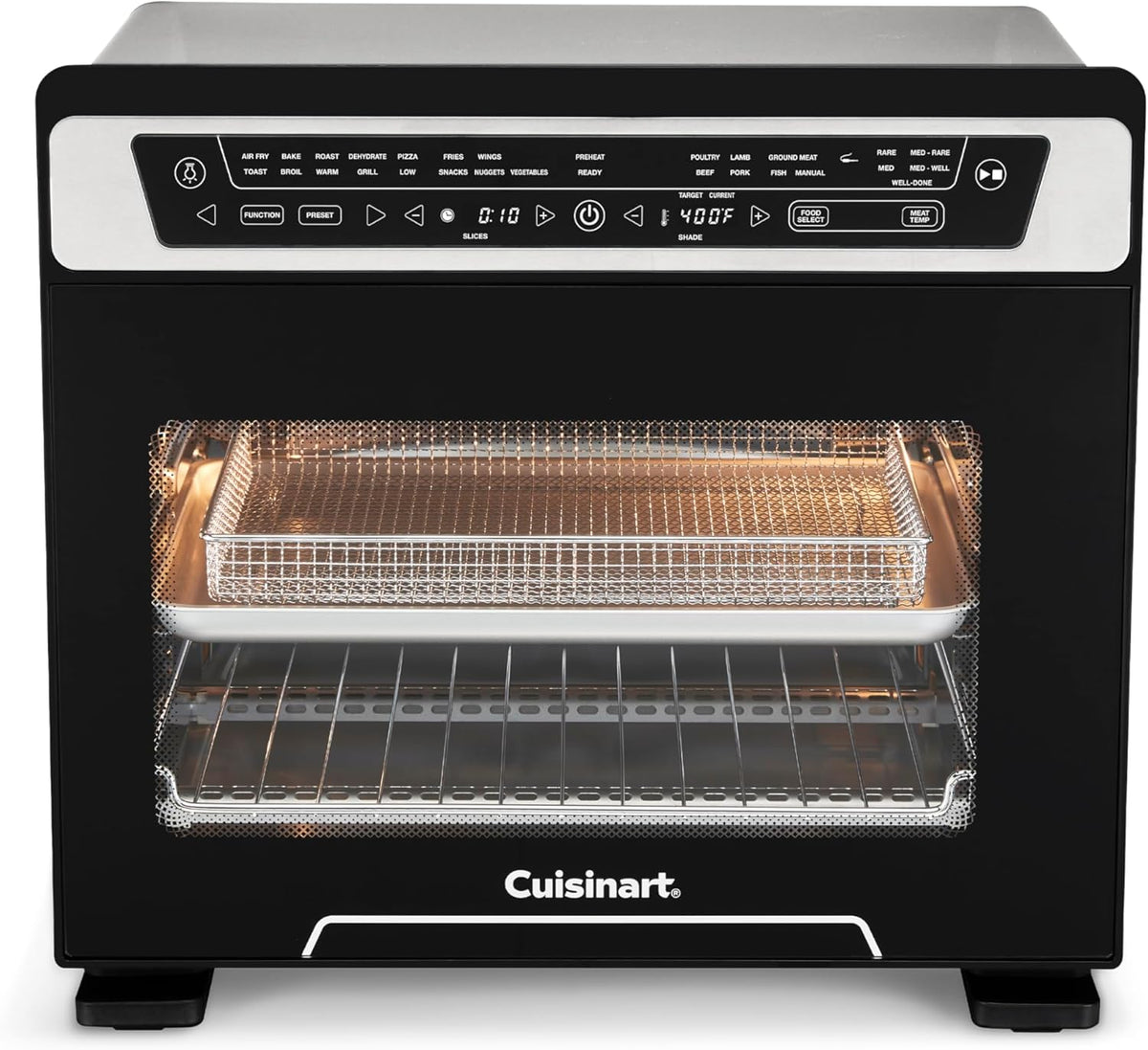 Cuisinart in-1 Backofen, Schwarz/Silber