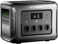 ALLPOWERS R1500 Stromerzeuger, 1600 W, 1056 Wh, mit WLAN, mit USB, für Camping, Schwarz