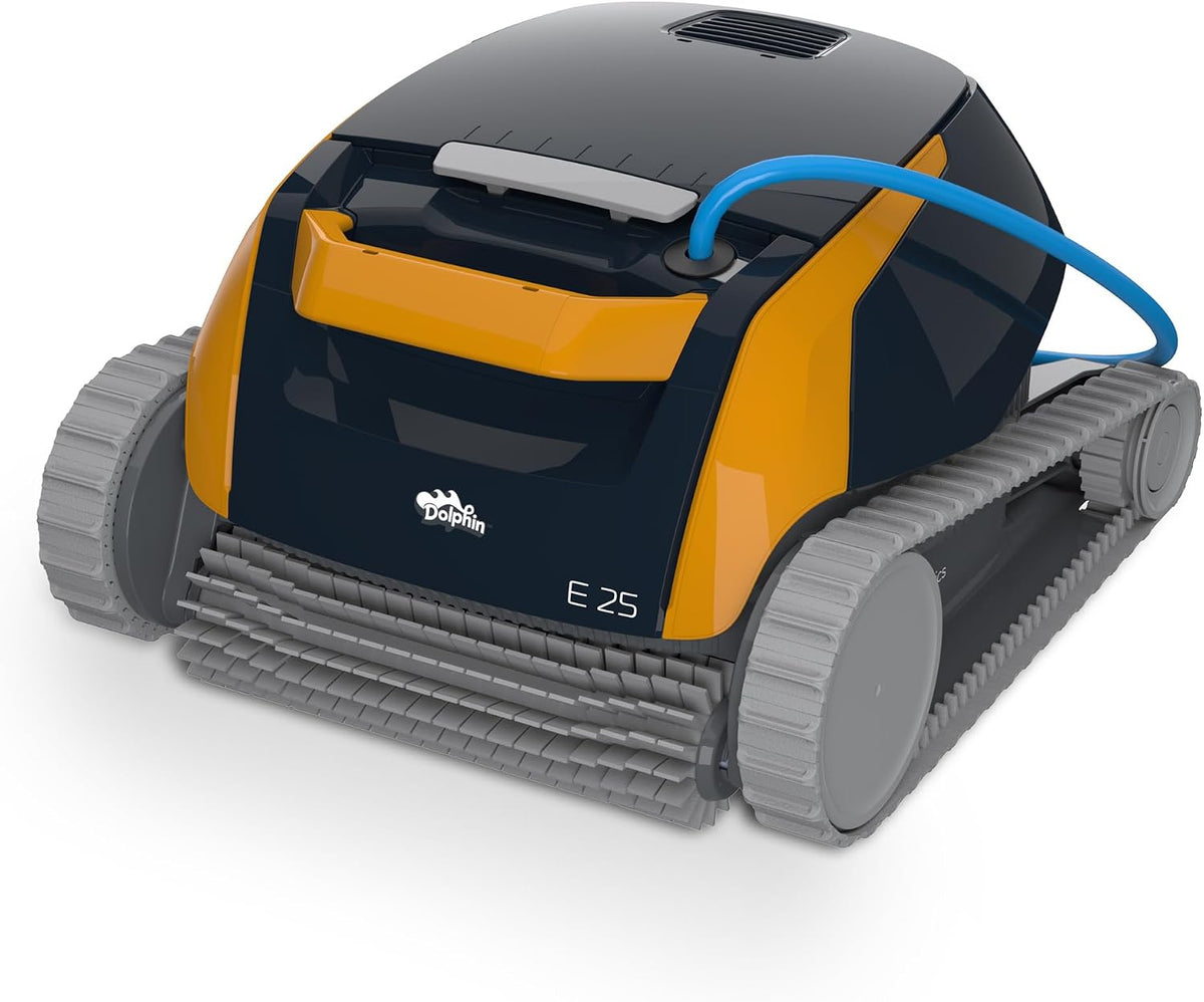 Poolroboter E25, 10 m, Schwarz/Orange/Grau, Dolphin