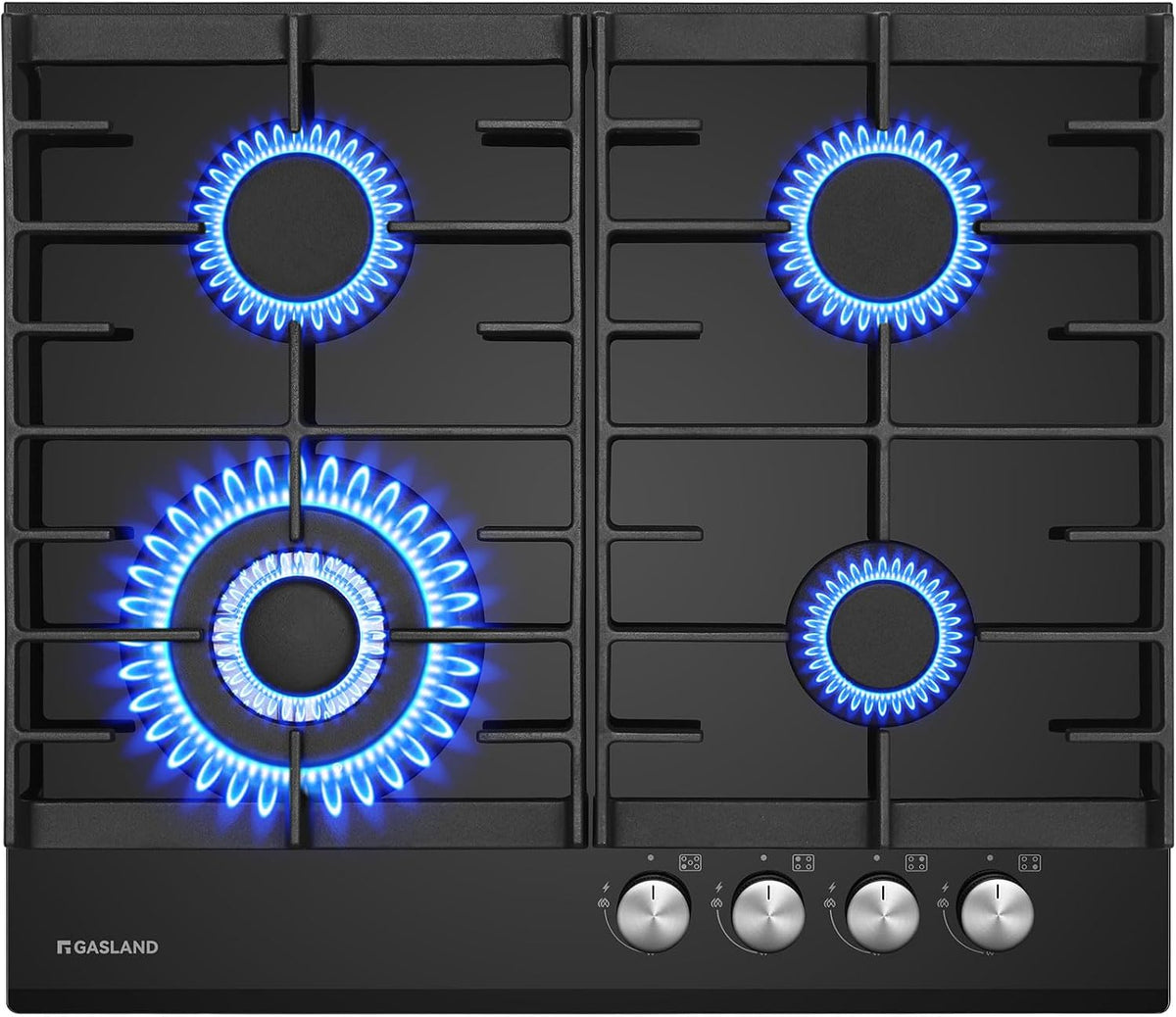 GASLAND GH604BF Kochfeld, 8000 W, 60 cm, Schwarz, aus Glas