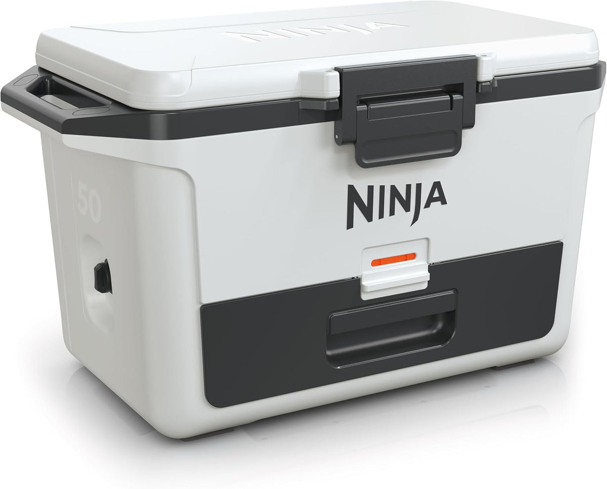 Ninja FrostVault Hard Cooler 47L Kühltaschen & -boxen, 13,1 kg, Weiß/Schwarz