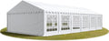 TOOLPORT Party Gartenpavillon, 6 × 12 m, wasserdicht, für den Garten, Weiß