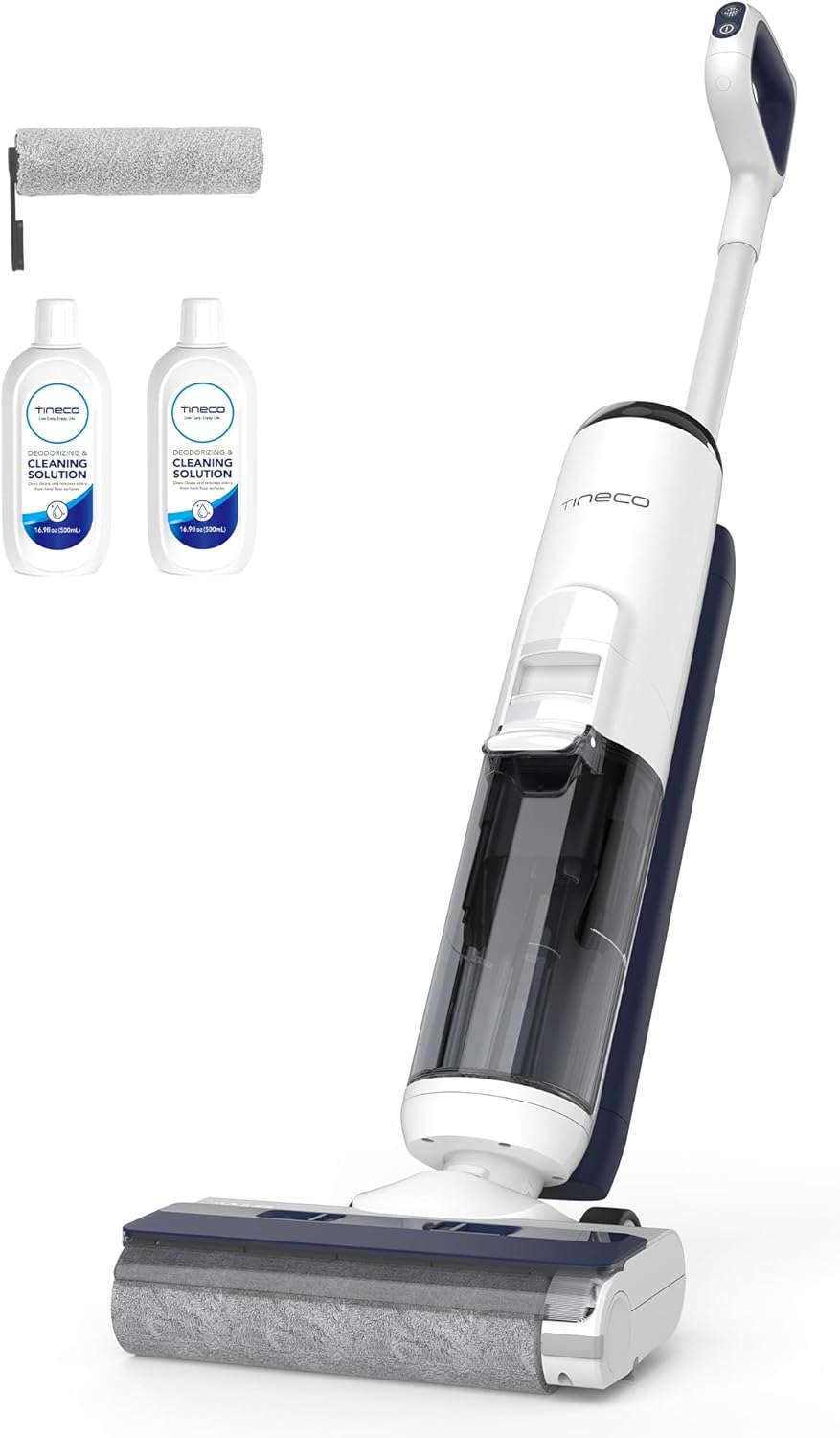 Tineco Nass- und Trockensauger, mit Selbstreinigung, Weiß/Blau/Grau