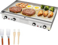 Elektrische Tischgrills, 73 × 40 cm, 4400 W, mit Timer, Silber, MOOTACO